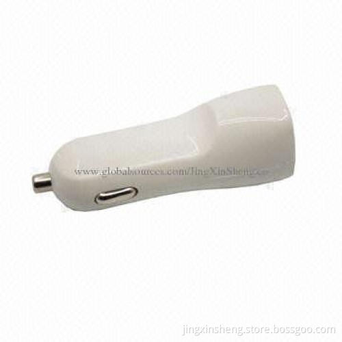 CE Two USB Car Charger for iPad Mini Use with Pretty Look, 12 to 24V DC Input